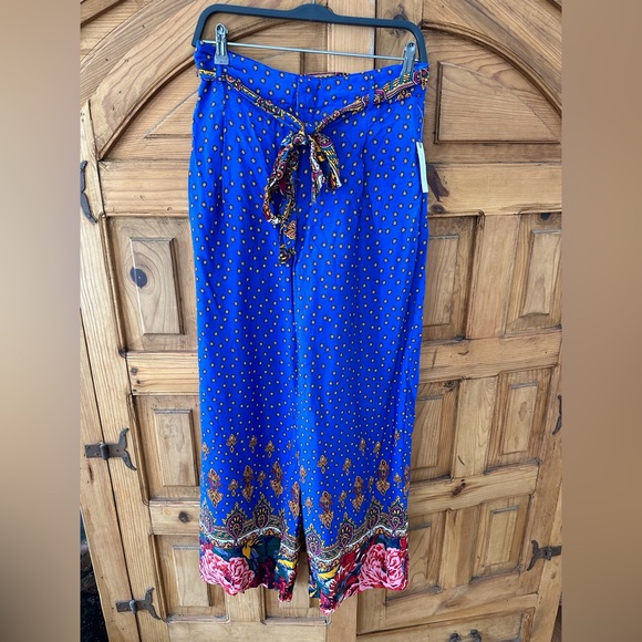 Anthropologie Ettitwa Flowy Floral Pants size 4 NWT - Picture 9 of 11